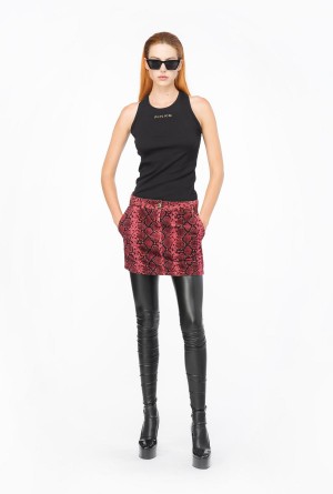 Pinko Acanalado top with logo Negros | MXXMI47383