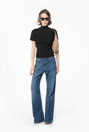 Pinko Acanalado wool and cashmere sweater Negros | TMXWZ16162