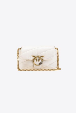 Pinko Baby Love Bag Puff Jewel Dorados | YMXVQ89326