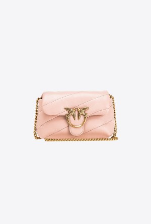 Pinko Baby Love Bag Puff Maxi Quilt Dorados | BMXSO62442