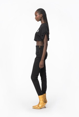 Pinko Bustier-style jeggings Negros | BMXSD21165