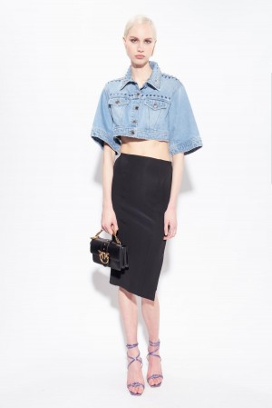 Pinko Calf-length skirt with slit Negros | LMXSX25754