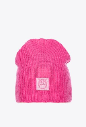 Pinko Cashmere beanie BEETROOT | GMXEC46712