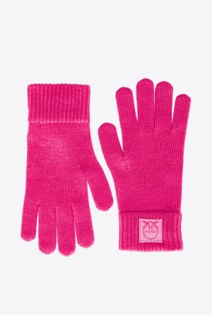 Pinko Cashmere gloves BEETROOT | TMXPQ84678