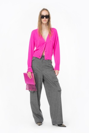 Pinko Cashmere-blend cardigan with pockets Rosas | XMXBH31160