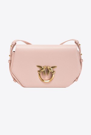 Pinko Classic Love Bag Click Hexagon Simply Dorados | ZMXNQ54763