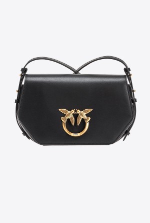 Pinko Classic Love Bag Click Hexagon Simply Dorados | GMXEC38248