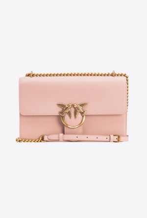 Pinko Classic Love Bag One Simply Dorados | SMXVO52245