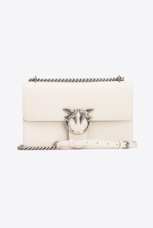 Pinko Classic Love Bag One Simply Plateados | DMXKV48653