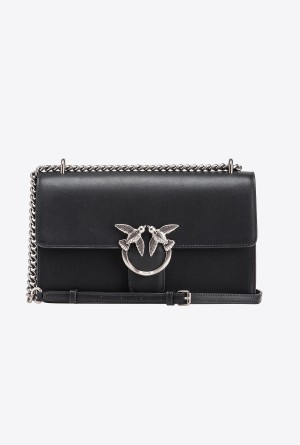 Pinko Classic Love Bag One Simply Plateados | MXZDE93409