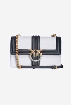 Pinko Classic Love Bag One with piping Dorados | MXJBT57062