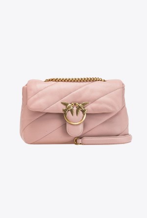 Pinko Classic Love Bag Puff Maxi Quilt Dorados | MXICD42105
