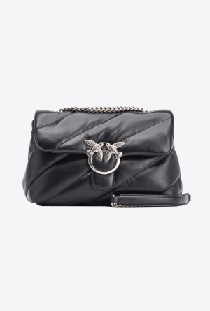 Pinko Classic Love Bag Puff Maxi Quilt Plateados | LMXTR45231