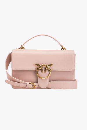 Pinko Classic Love Bag One Light Dorados | FMXHY73055