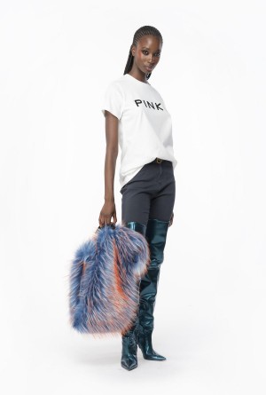 Pinko Coloured stretch bull denim skinny jeans Grises | FMXHY62220