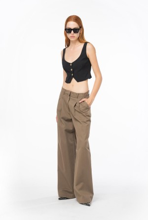 Pinko Corta crepe vest Negros | BMXSD67200