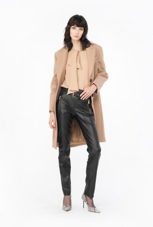 Pinko Crepe de Chine blouse with sash Rosas | MXQCS49314