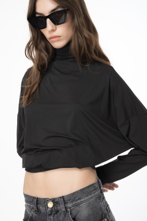 Pinko Draped turtleneck sweater Negros | GMXUC42464