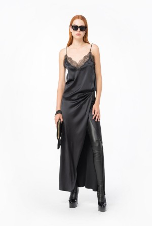 Pinko Encaje lingerie top Negros | LMXTR96822