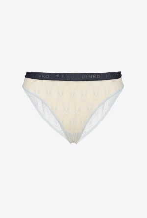 Pinko Encaje slip Azules | TMXWZ89525