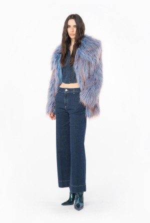 Pinko Flared jeans with belt Azules Azules | SMXVO12216