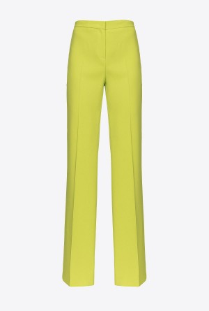 Pinko Flared stretch trousers Amarillos | GMXEC26510