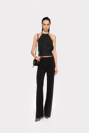 Pinko Flared stretch trousers Negros | BMXSD58325