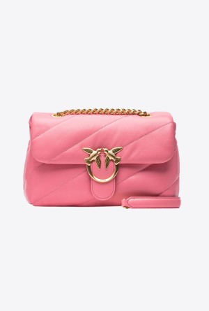 Pinko Galleria Classic Love Bag Puff Dorados | MMXHR47012