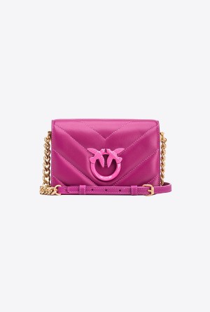 Pinko Galleria Mini Love Bag Click Big Chevron Opposite BATON ROUGE+COLOUR CONTRASTING COLOUR | UMXND22992
