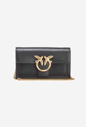 Pinko Love Bag One Wallet Simply Dorados | MXXBR35523
