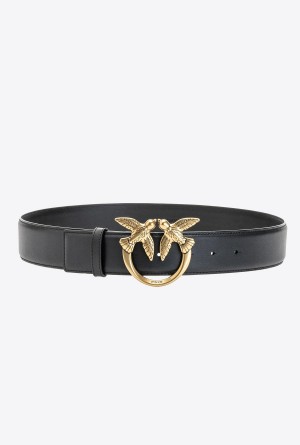 Pinko Love Birds leather belt Dorados | BMXSO73945