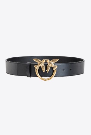 Pinko Love Birds leather belt Dorados | XMXBH93500