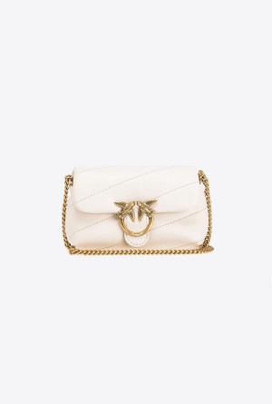 Pinko Micro Love Bag Puff Maxi Quilt Dorados | MXCIF74728