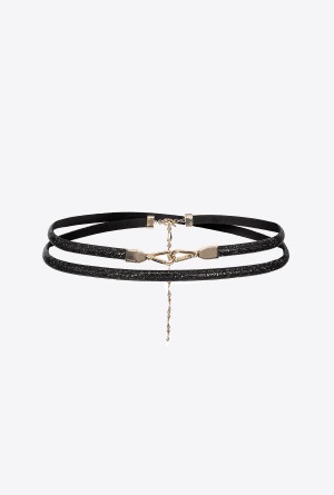 Pinko Micro-rhinestoned belt Dorados | UMXTG56597