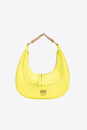 Pinko Mini Brioche Bag Hobo Dorados | MXDFL11977