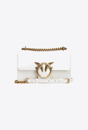 Pinko Mini Love Bag One Simply Dorados | UMXND67854
