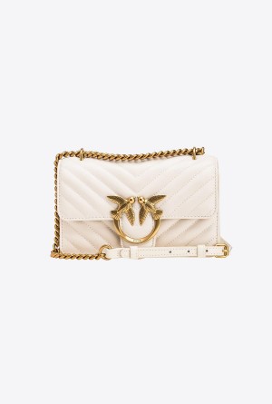 Pinko Mini Love Bag One Simply Dorados | FMXHY13923