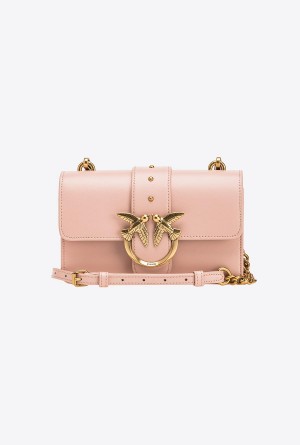 Pinko Mini Love Bag One Simply Dorados | ZMXNQ95283