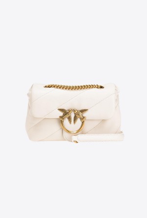 Pinko Mini Love Bag Puff Maxi Quilt Dorados | XMXBH35180