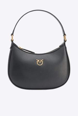 Pinko Mini Love Bag Half Moon Simply Dorados | GMXEC58529