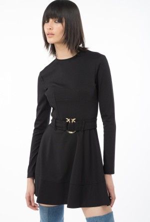 Pinko Mini dress with piercing belt Negros | GMXEC76953