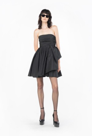 Pinko Mini taffeta dress Negros | BMXSO79977