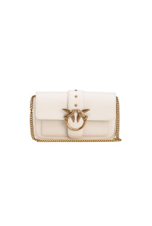 Pinko Pocket Love Bag One Simply Dorados | EMXHC97110