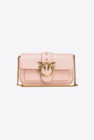 Pinko Pocket Love Bag One Simply Dorados | GMXEC62318