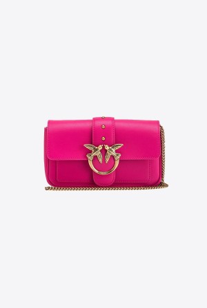 Pinko Pocket Love Bag One Simply Dorados | UMXND19332