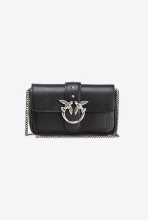 Pinko Pocket Love Bag One Simply Plateados | MXXMI42803
