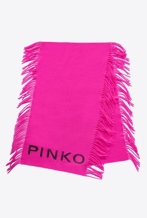 Pinko Scarf with fringing BEETROOT | MXZPD33928