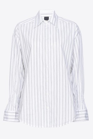 Pinko Shirt with mismatched stripes OTTONE VECCHIO FREE | GMXEC24685