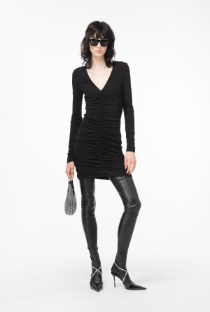 Pinko Slim-fit mini dress Negros | PMXQX91226