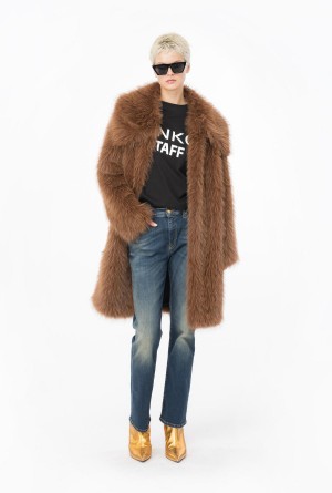 Pinko Stretch denim bootcut jeans Azules Azules | TMXWZ50459